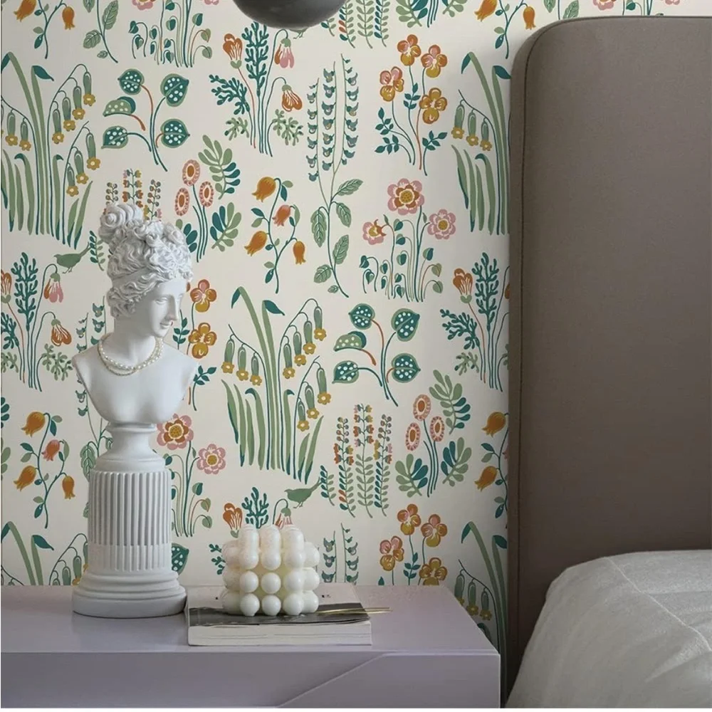 NOVOGRATZ x TEMPAPER tallulah belle peel & stick wallpaper -multi